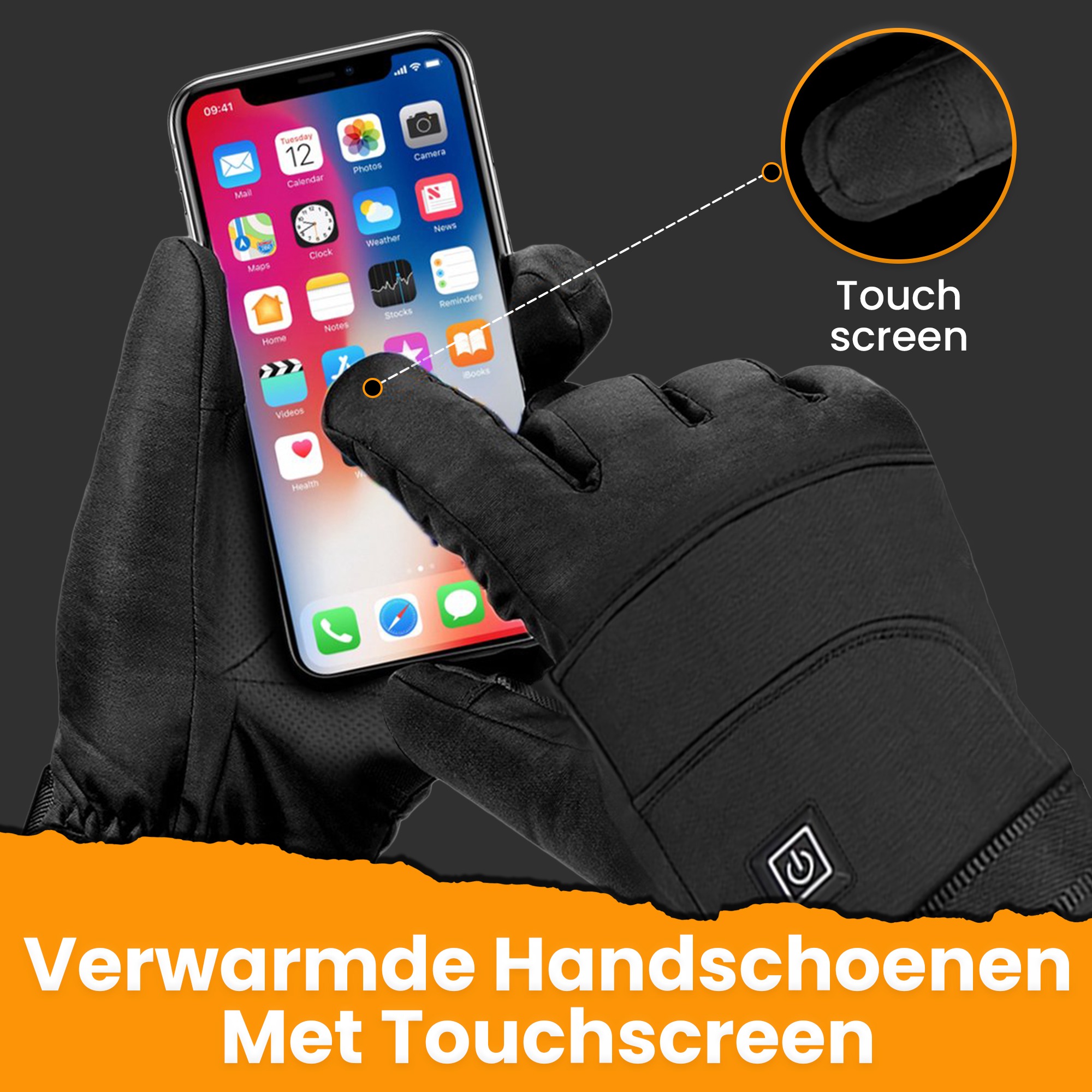 Elektrische Verwarmde Handschoenen Oplaadbaar Mah Powerbank